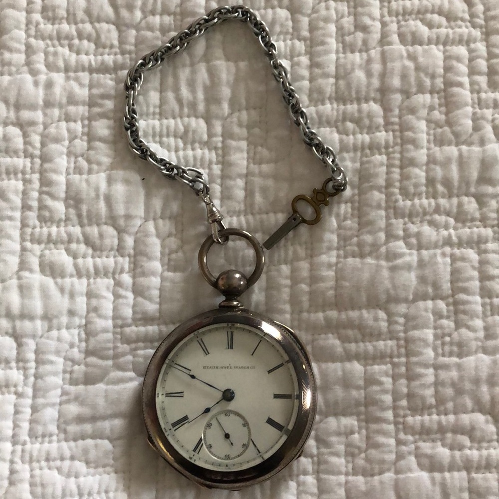 Early 1900’s coin silver pocket watch